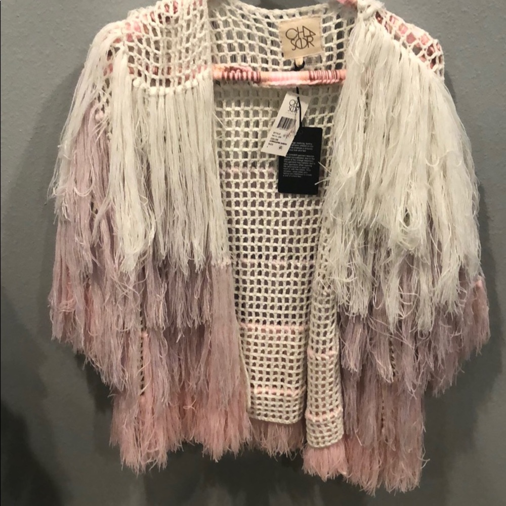 Chaser fringe cardigan!